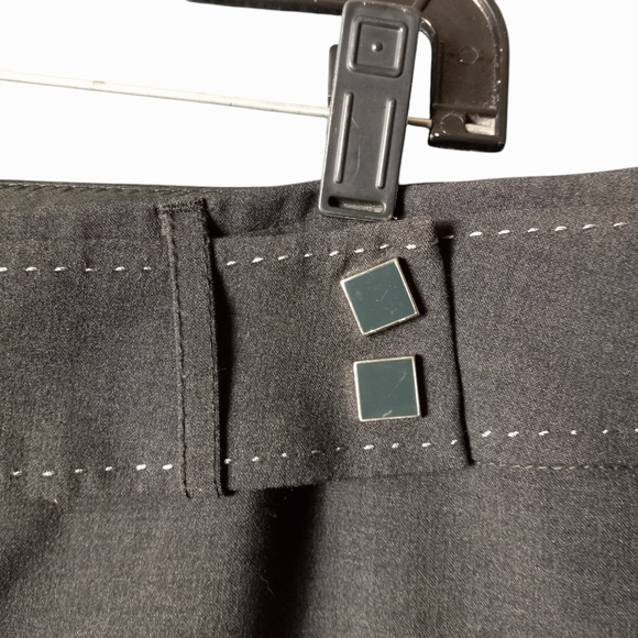MARK & SPENCER vintage gray dress pants  14 UK / 32in waist 29in inseam - Picture 4 of 9
